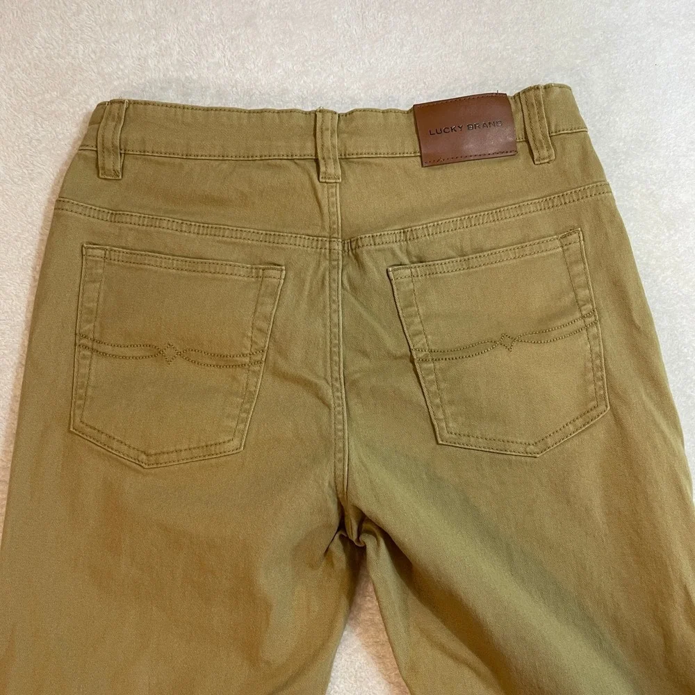 Lucky Brand Boys Authentic Skinny Stretch Khaki Tan Pants Size 16